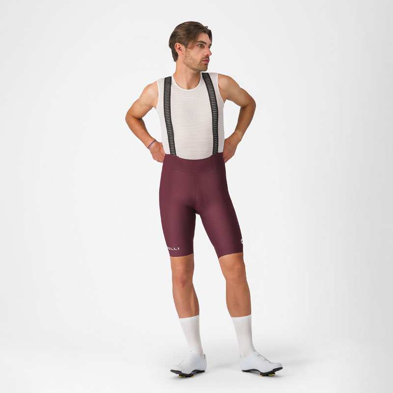カステリ 4526001 ESPRESSO 2 BIBSHORT：625 DEEP BORDEAUX