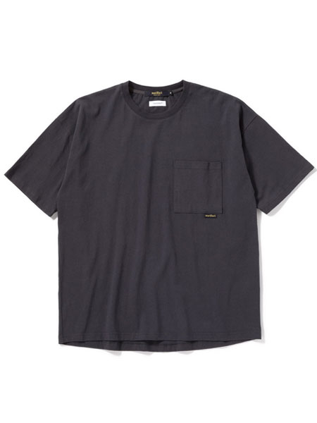 narifuri NF1140 nanotec 制菌ポケットTシャツ：014 CHARCOAL