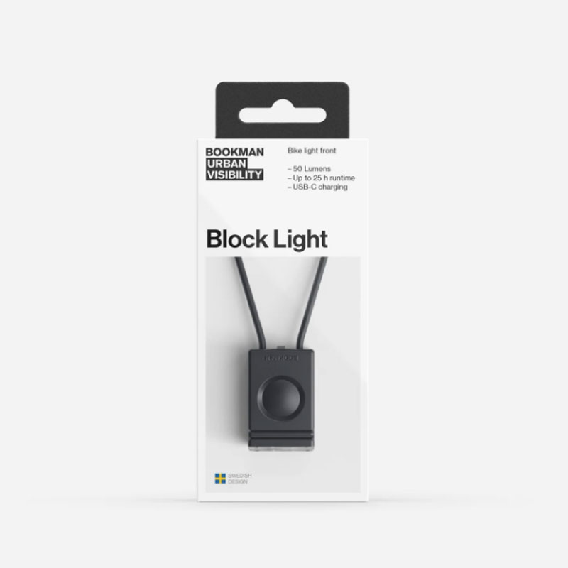 BOOKMAN BM-563 Block Light Front USB-C：Black【クリックポスト対応】