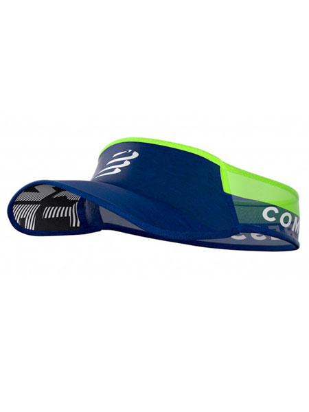 COMPRESSPORT VISOR ULTRALIGHT：BLUE/LIME
