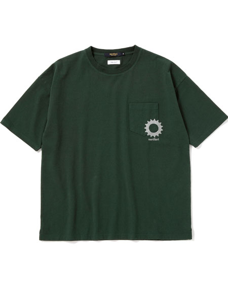 narifuri NF1134 nanotec 制菌ポケットTシャツ：058 D.GREEN