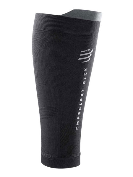 COMPRESSPORT R2 OXYGEN カーフスリーブ：Black Edition【クリックポスト対応】